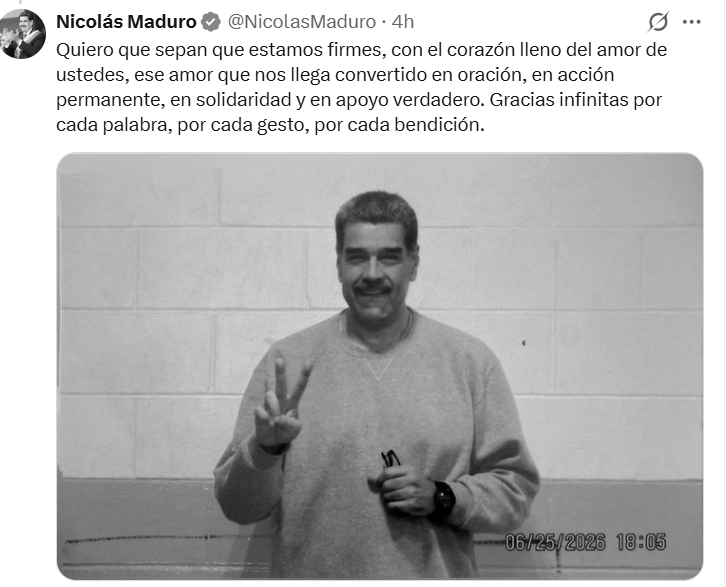 He’s Just Glad He Is Not At Work: Nicolás Maduro’s Prison Photos Set Social Media Ablaze