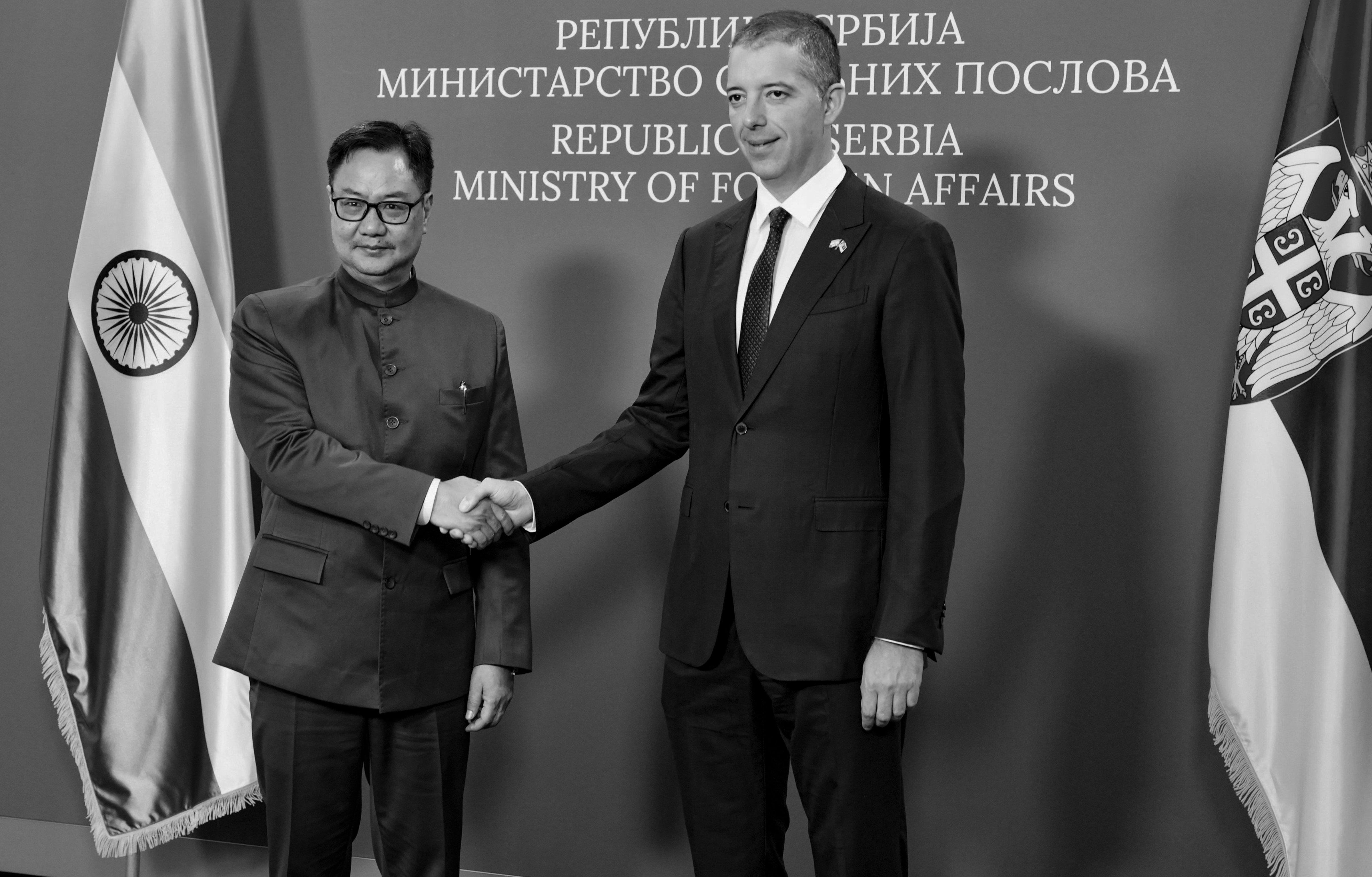 Kiren Rijiju Meets Serbia President Vucic, Reaffirms Strong India-Serbia Partnership