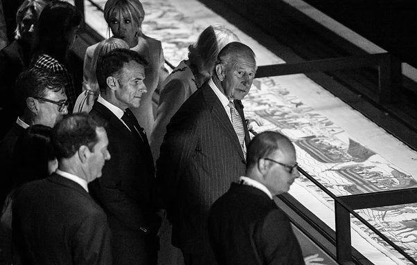 Macron, King Charles And UK PM Burnham View Bayeux Tapestry In Historic London Display