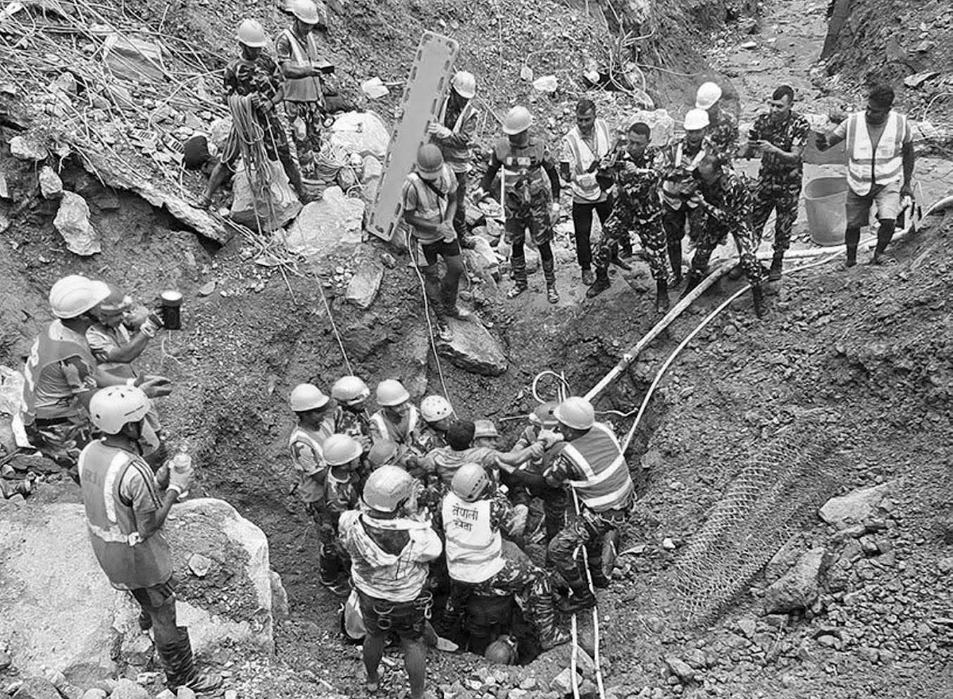 Nine Days In Darkness: Two Nepal Workers Rescued Alive From Flood-Hit Tunnel