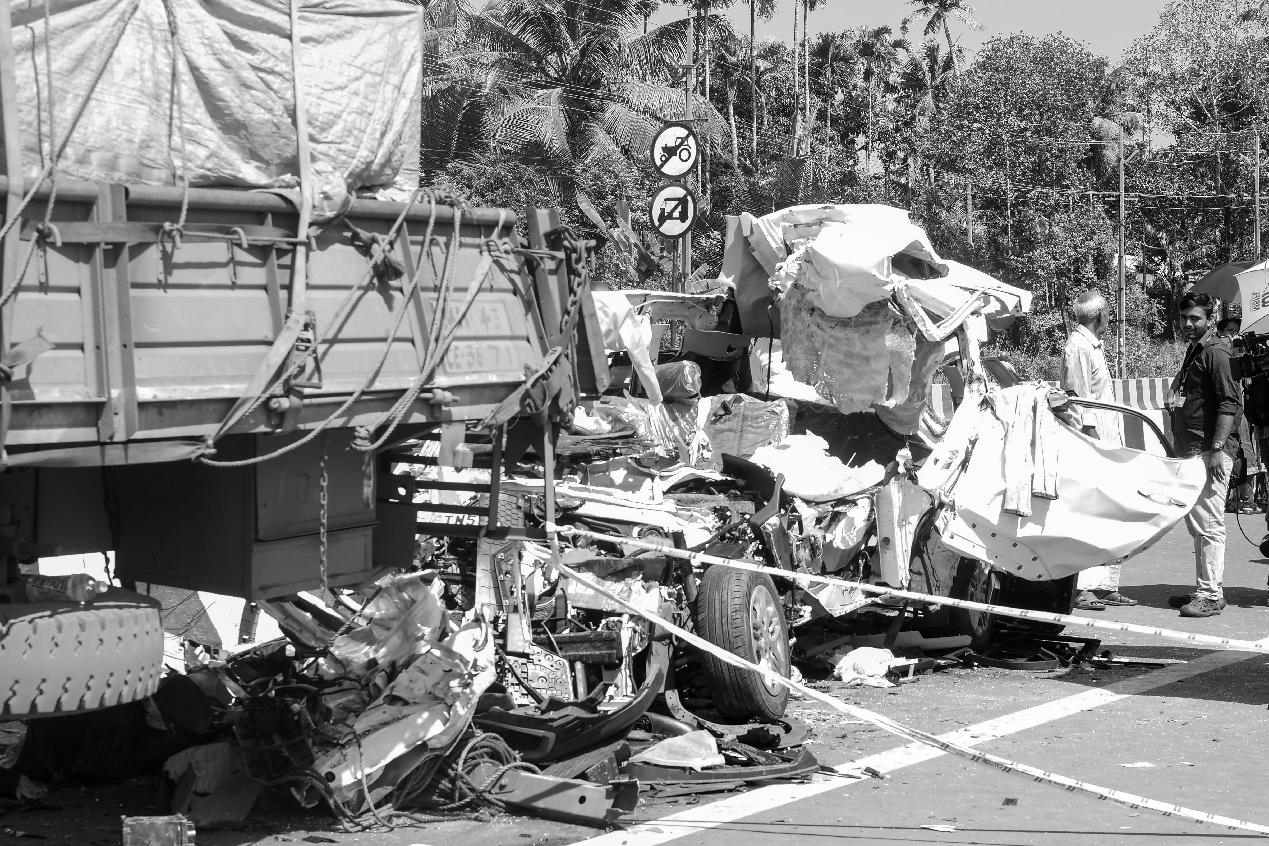 Eight Students Killed as Car Rams Parked Lorry in Kerala’s Thrissur