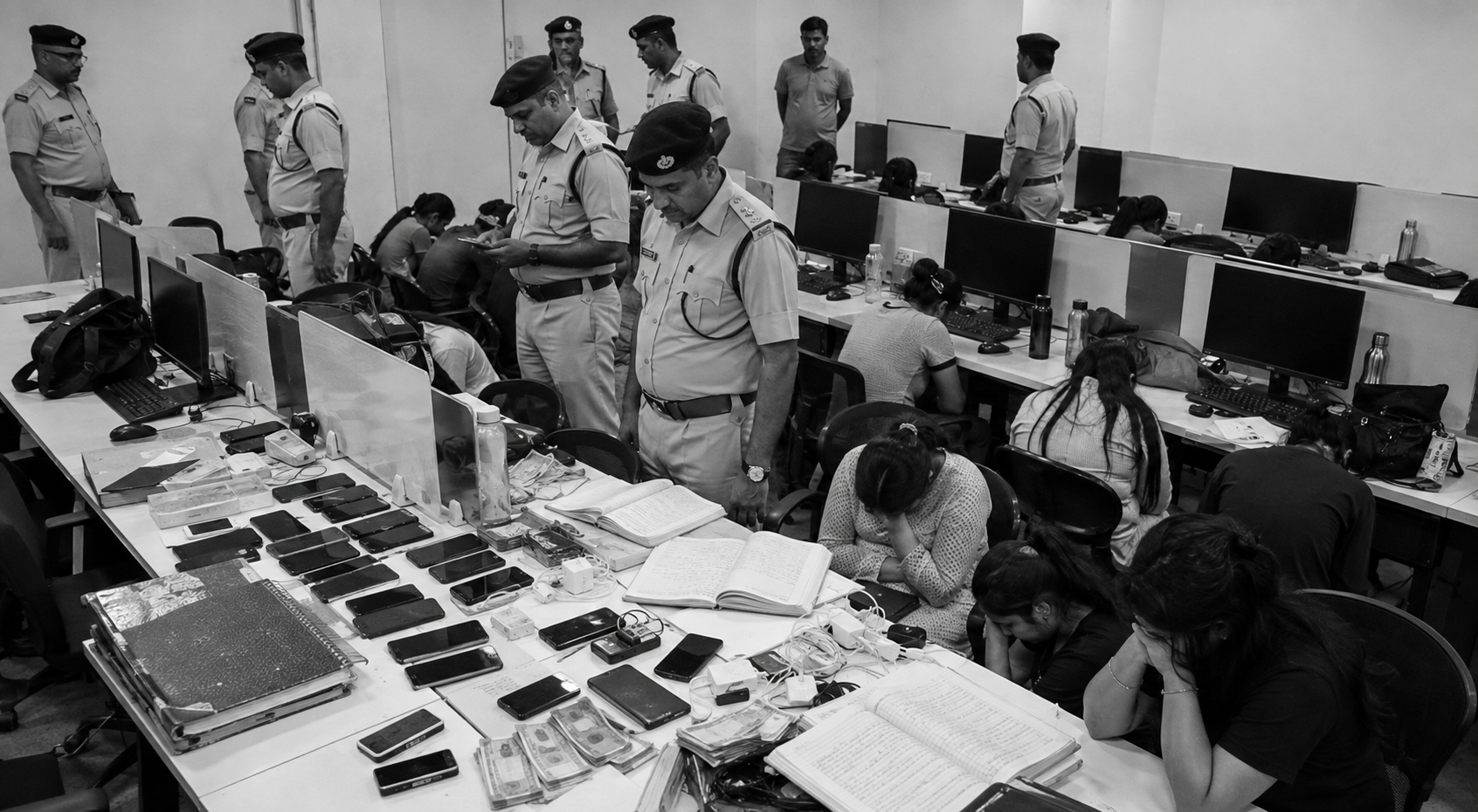 Kolkata Police Arrests 66 in Fake Call Centre Racket, Uncovers 100 Mule Bank Accounts
