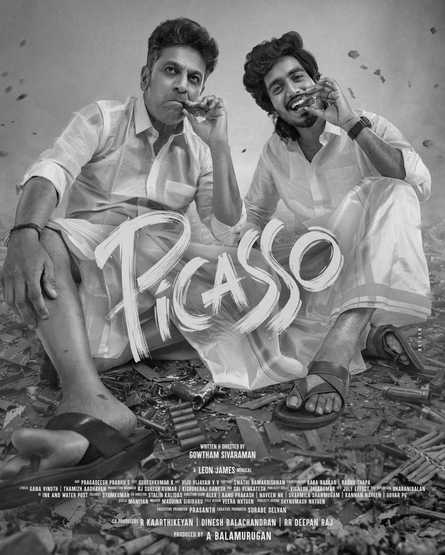 Picasso’ First Look: Shivarajkumar And Abishan Jeevinth’s Pairing Sparks Buzz