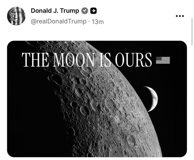 Trump Says ‘The Moon Is Ours’, Unveils Space Force Uniform And Appears As Green Lantern