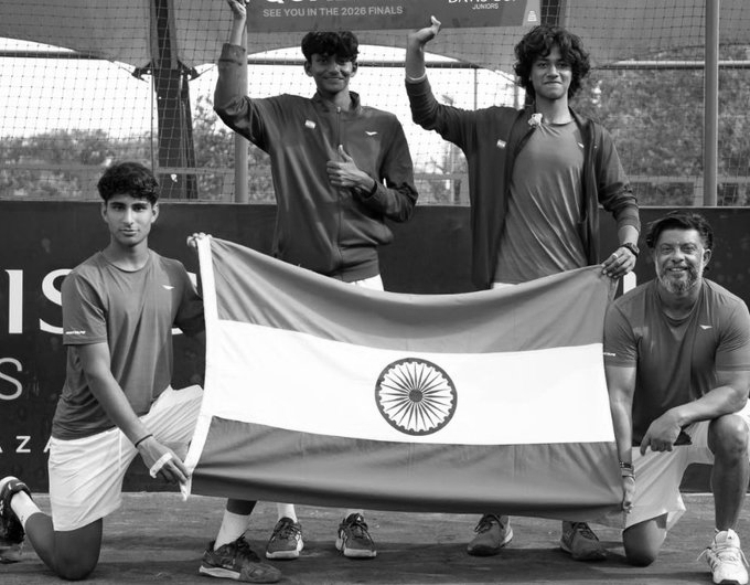 Tavish, Ribhav And Hruthik Named In India’s Junior Davis Cup Squad