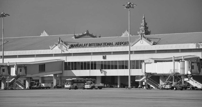 Myanmar Resistance Drone Strike Forces Mandalay Airport Shutdown