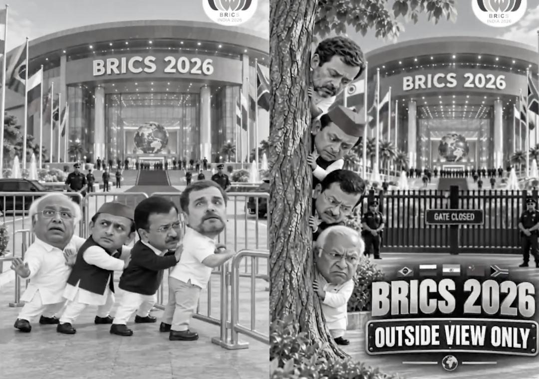 BJP Shares AI Videos Mocking Oppn Leaders As ‘Naraz Fufas’ During BRICS Summit