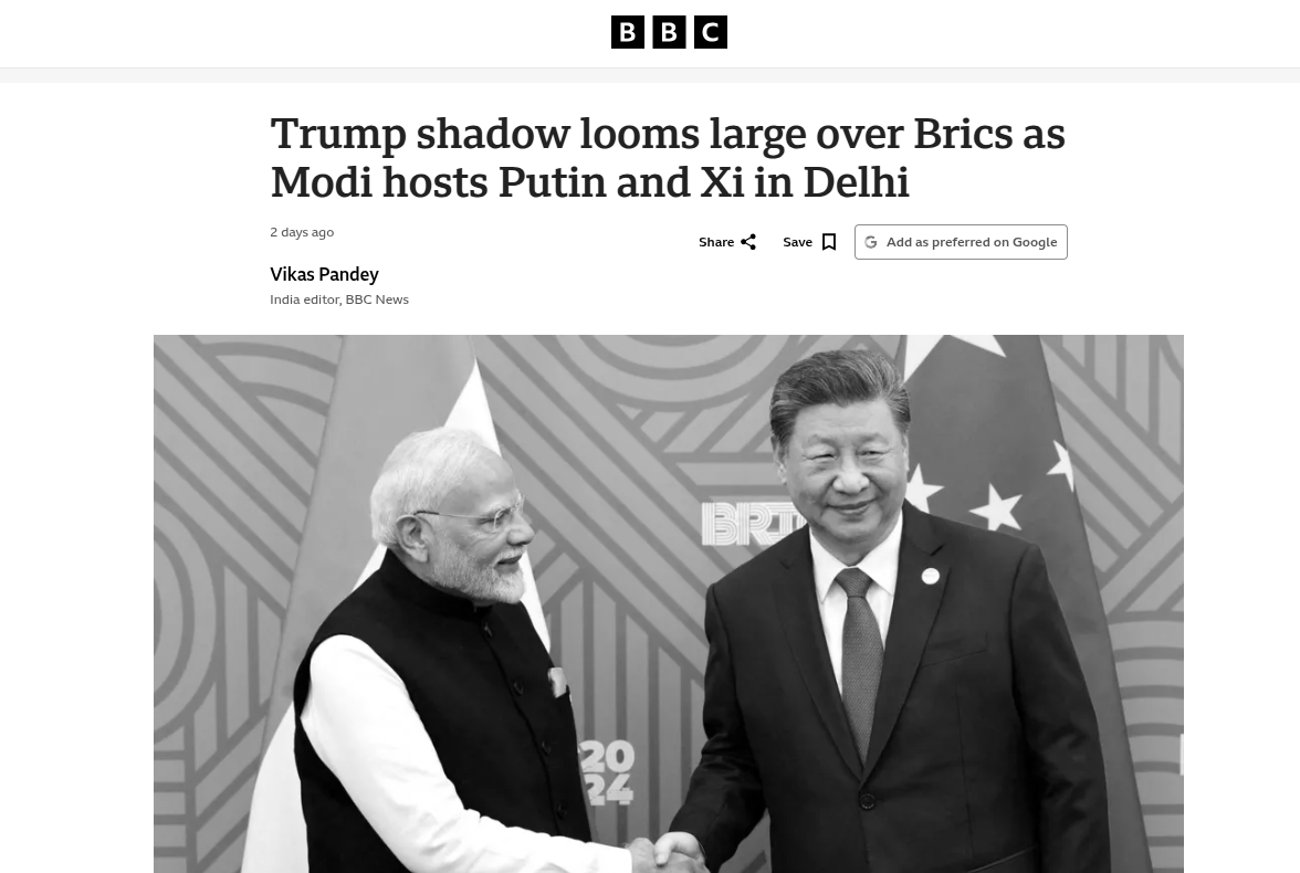 Trump Shadow Looms Large Over BRICS: Why Western Media Made BRICS About America