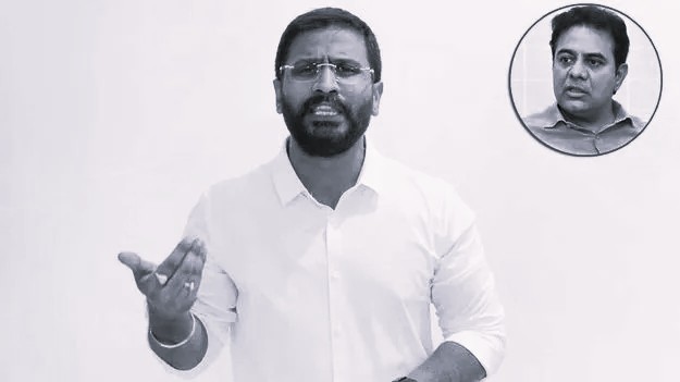 Complain Against KTR First, Says Congress MLC Balmoor Venkat