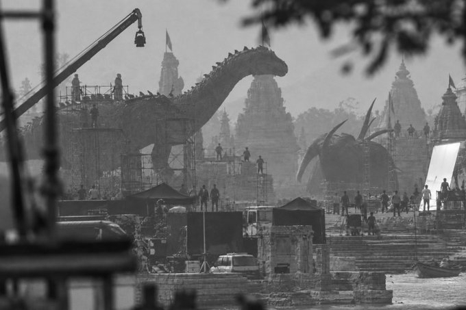 'Varanasi' Leaked Pic Stuns Fans: Dinosaur, Giant Creatures And Temple Set Spotted