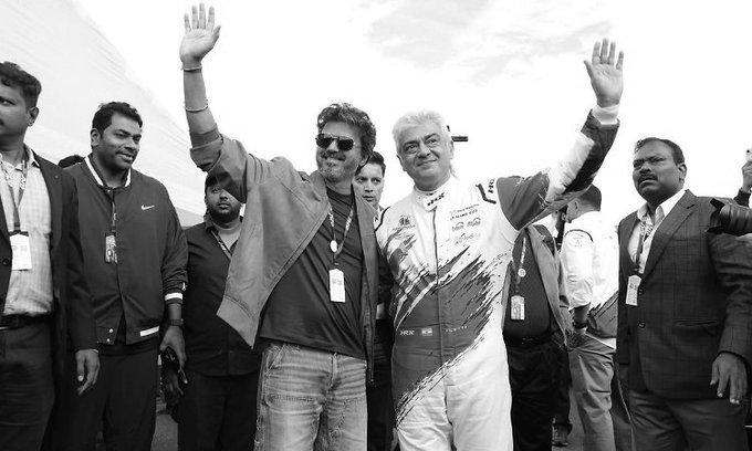 Thala X Thalapathy: Vijay And Ajith’s Silverstone Reunion Gives Fans A Moment To Cherish