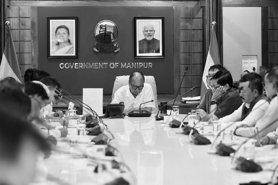 Manipur CM Y Khemchand Singh Chairs All-Party Meet on NRC, State Security
