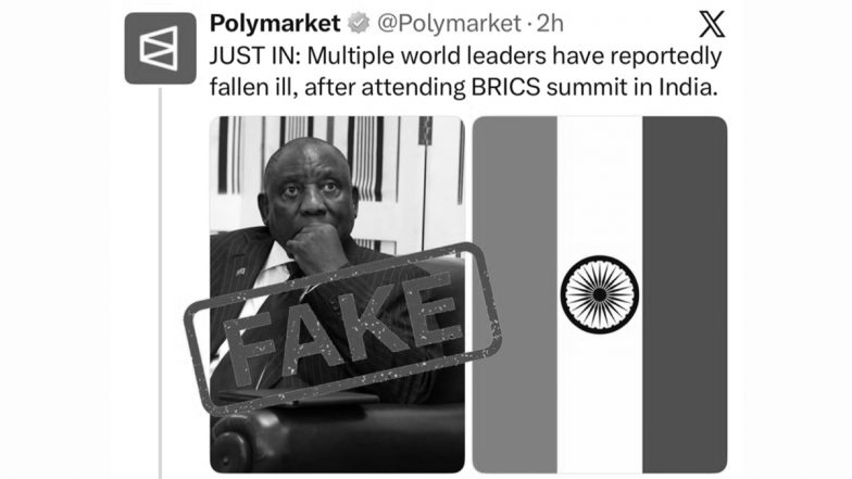 Xi Jinping, Ramaphosa Sick After BRICS Summit? India Fact-Checks Viral Claims