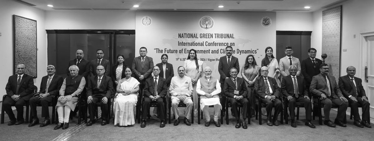 Climate Justice Takes Centre Stage As PM Modi Opens NGT’s Global Environment Conference, Launches Mobile App