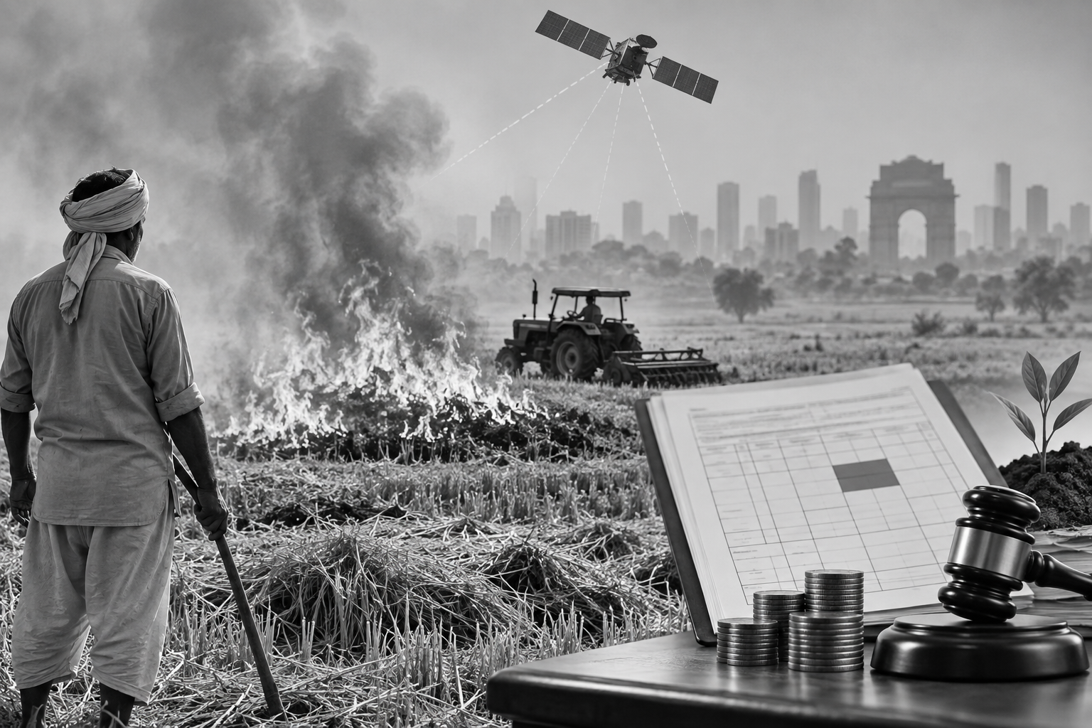 Centre Proposes 15-Month ‘Red Entry’ for Farms Linked to Stubble Burning