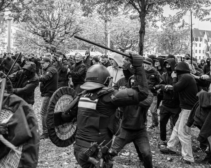 24 Arrested As Violent Protest Erupts In The Hague, Dutch PM's Party Office Attacked
