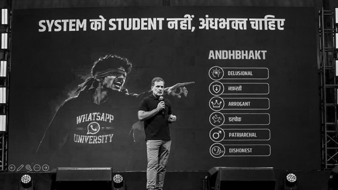 Rahul Gandhi’s ‘Andhbhakt’ Attack, Modi Mimicry Turn Student Event Into Political Showdown