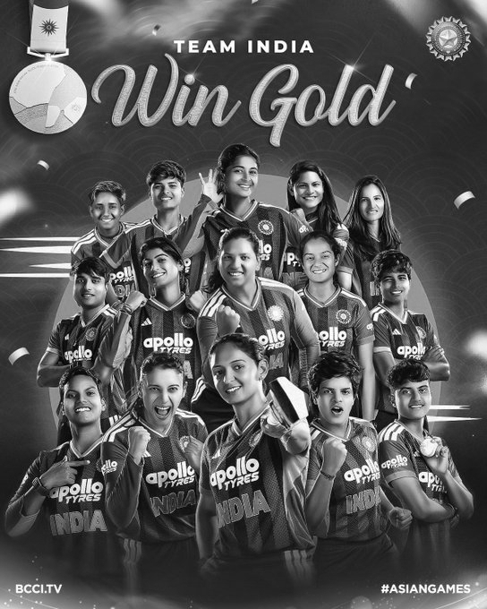 Women’s Cricket Team Continues Dominance, Wins India’s First Gold at 2026 Asian Games