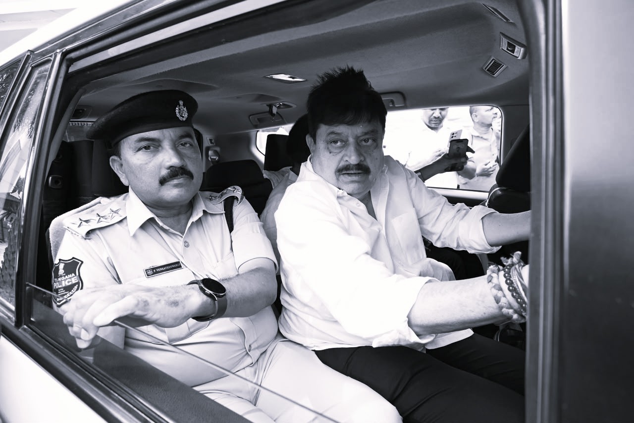 BJP Ramchander Rao Arrested While Heading to Meet Jurala-Affected Farmers