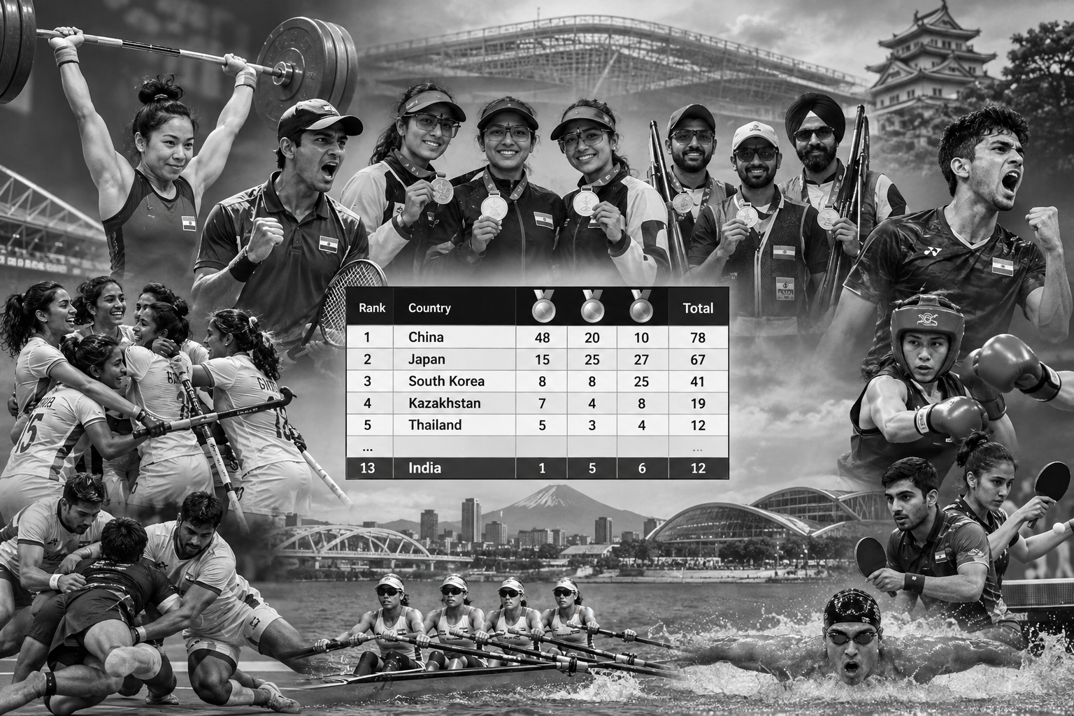 Asian Games Day 4: India Add Five Medals, Chanu and Meena Make History
