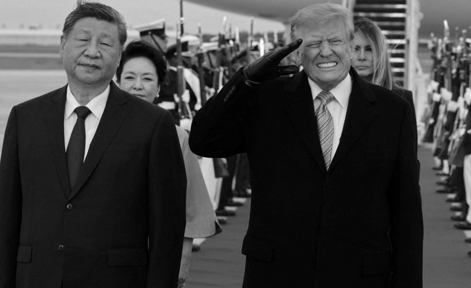 Surprised By His Own Surprise: Trump Winces As B-1 Bombers Roar, Xi Goes Viral Unfazed
