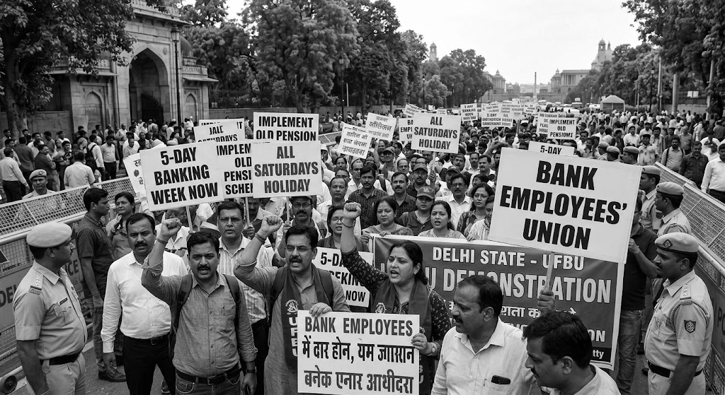 Delhi HC Asks Police To Find Protest Venue For Bank Unions Ahead Of 3-Day Strike