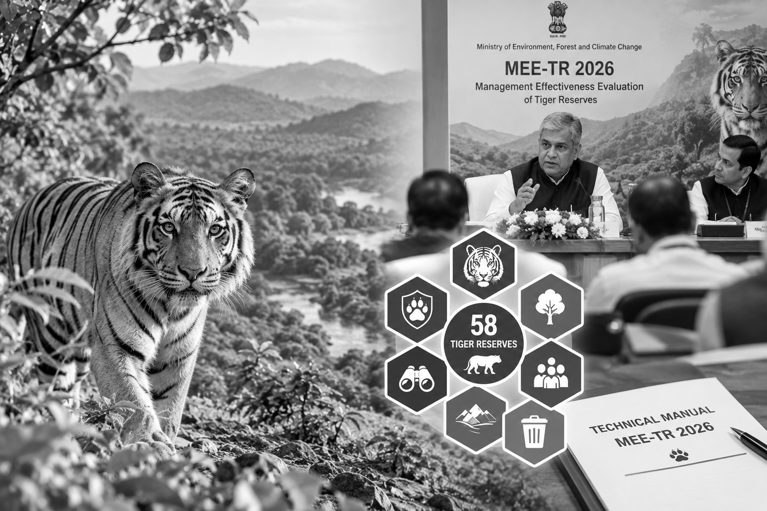 MEE-TR 2026: How India Will Assess Management of All 58 Tiger Reserves