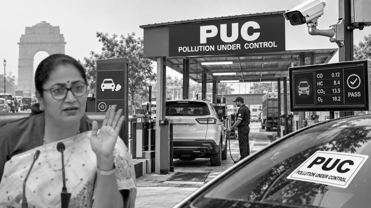 Delhi Targets Vehicle Pollution With New PUC Checks, Cameras and Burari Testing Station