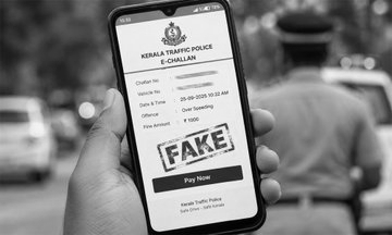 Kerala Police Alert Vehicle Owners Over Fake E-Challan Messages, APK Scam