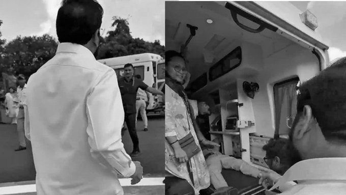 Traffic Police Inspector Collapses on Duty, Shinde Rushes Him to Hospital