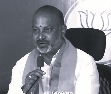Bandi Sanjay Counters Revanth Reddy With ‘Family First, Nation First’ Remark
