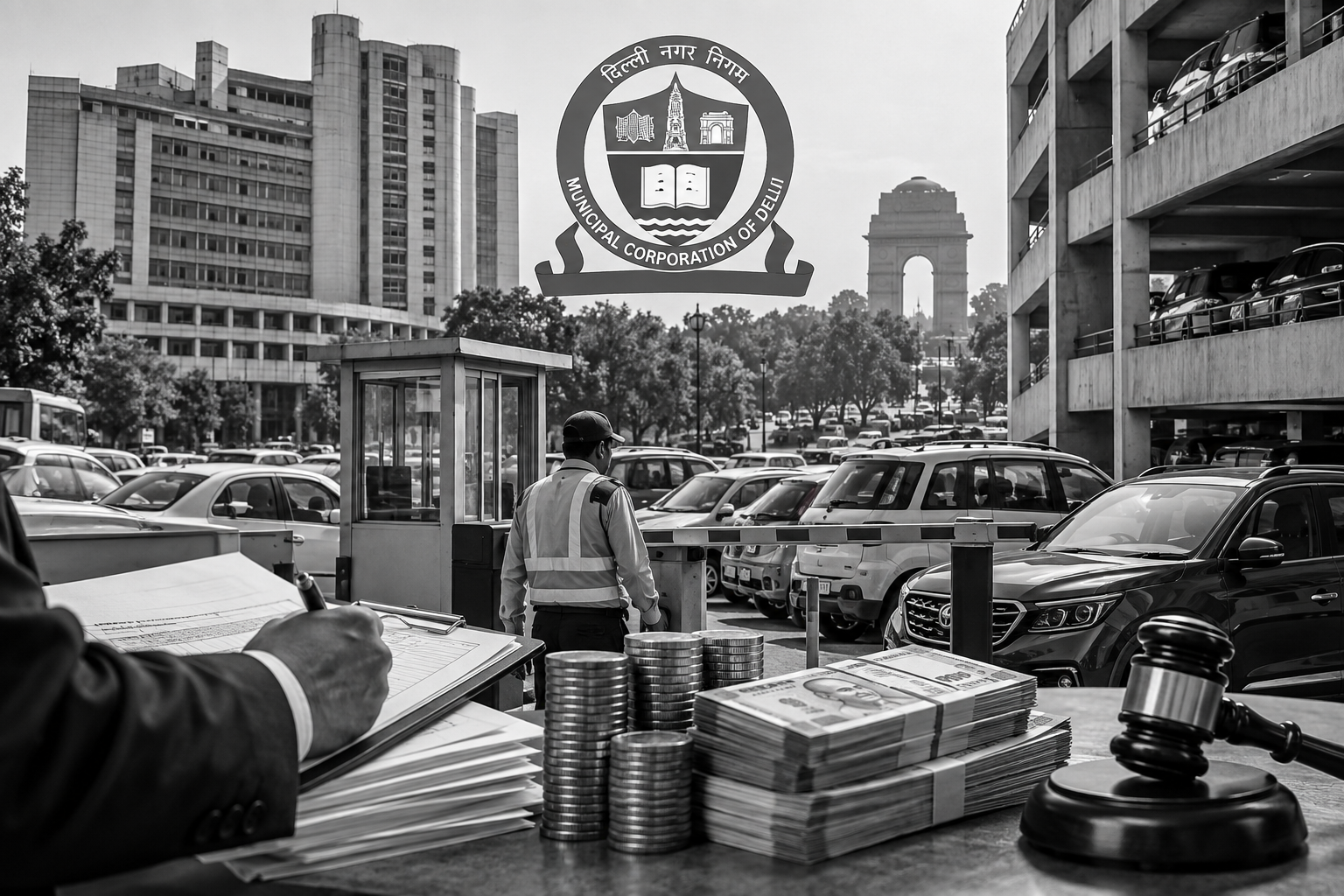 Delhi Civic Body Faces ₹80 Crore Parking Dues as Revenue Falls 26%