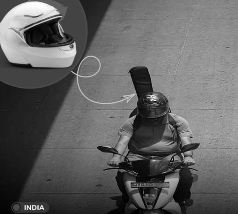 Bengaluru Traffic AI Flags Guitar As Pillion, Issues ₹500 Helmet Violation Challan