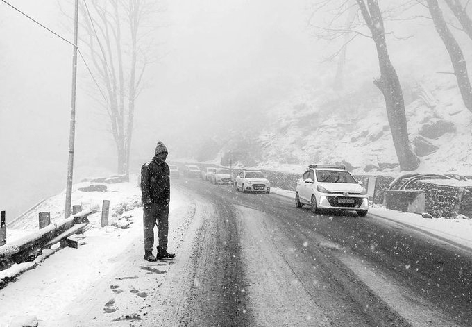 NH-05 Blocked in Kinnaur After Heavy Rain Triggers Mudflow, Shooting Stones