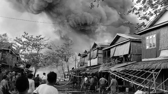 Myanmar Military Airstrike On Rakhine Market Kills 50, Injures 58