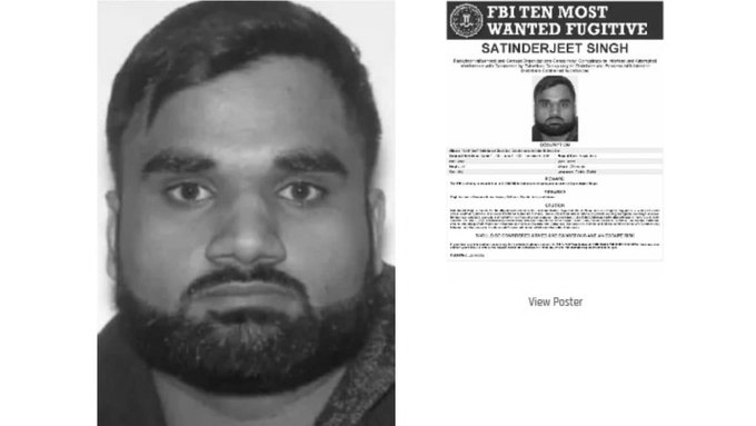FBI Adds Goldy Brar To Ten Most Wanted List, Announces USD 1 Million Reward