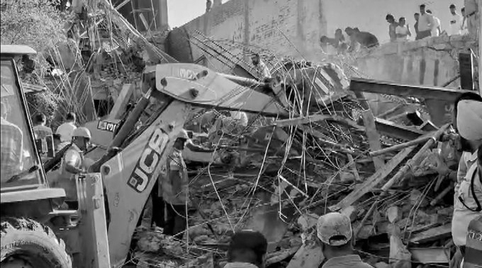Six Dead in Ambala Building Collapse, Rs 5 Lakh Aid Announced for Kin