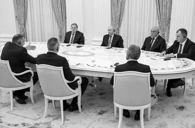 Bosnian Serb Leaders Meet Putin Days Before Bosnia Election