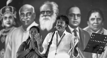 Dharapuram Bypoll: Vijay Takes Aim At DMK, AIADMK As Former AIADMK Minister Semmalai Joins TVK