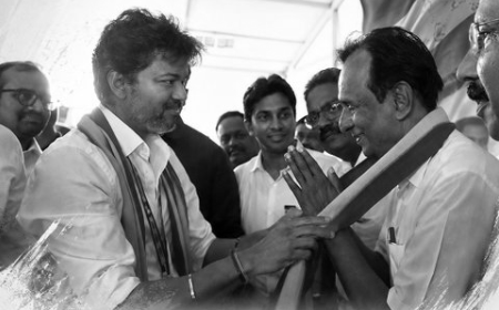 Dharapuram Bypoll: Vijay Takes Aim At DMK, AIADMK As Former AIADMK Minister Semmalai Joins TVK