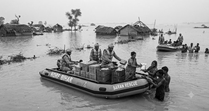 Gandak Flood Fury In Bihar: Fresh Areas Submerged As CM Orders 48-Hour High Alert