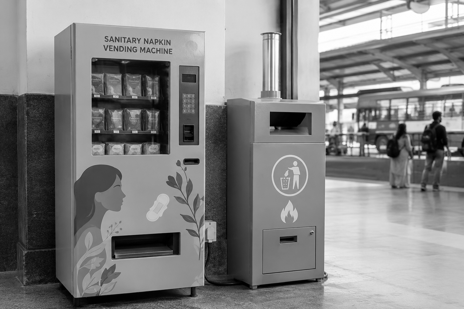 Kerala to Install Pad Vending Machines, Incinerators at KSRTC Terminals and Tourist Spots
