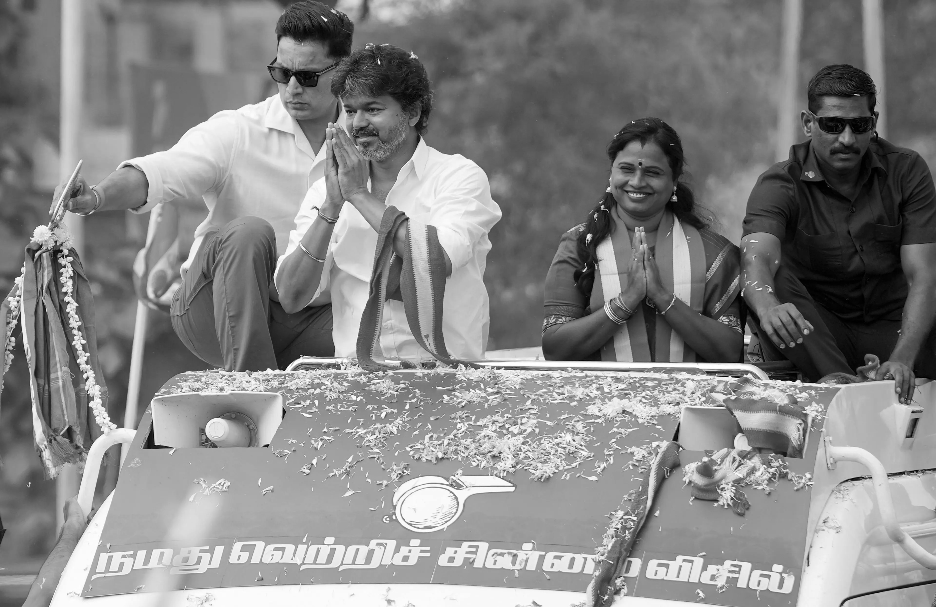 Vijay Turns Dharapuram Roadshow Into a Campaign for Women’s Dignity Ahead of Bypoll