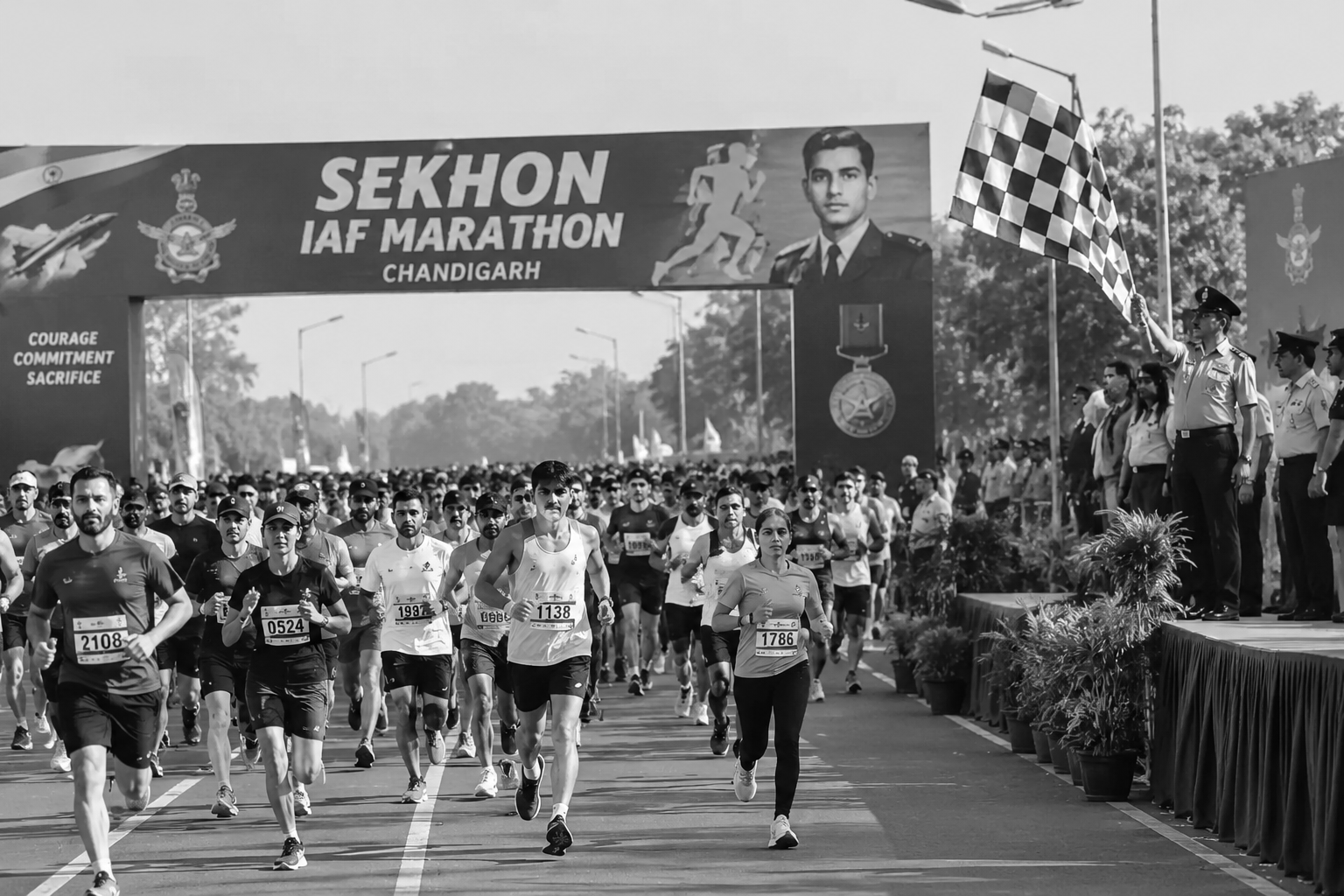 5,000+ Runners Turn Out for Sekhon IAF Marathon Honouring Param Vir Chakra Hero