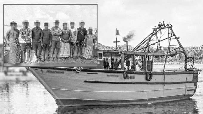 9 Indian Fishermen Arrested Near Delft Island for Alleged Illegal Fishing