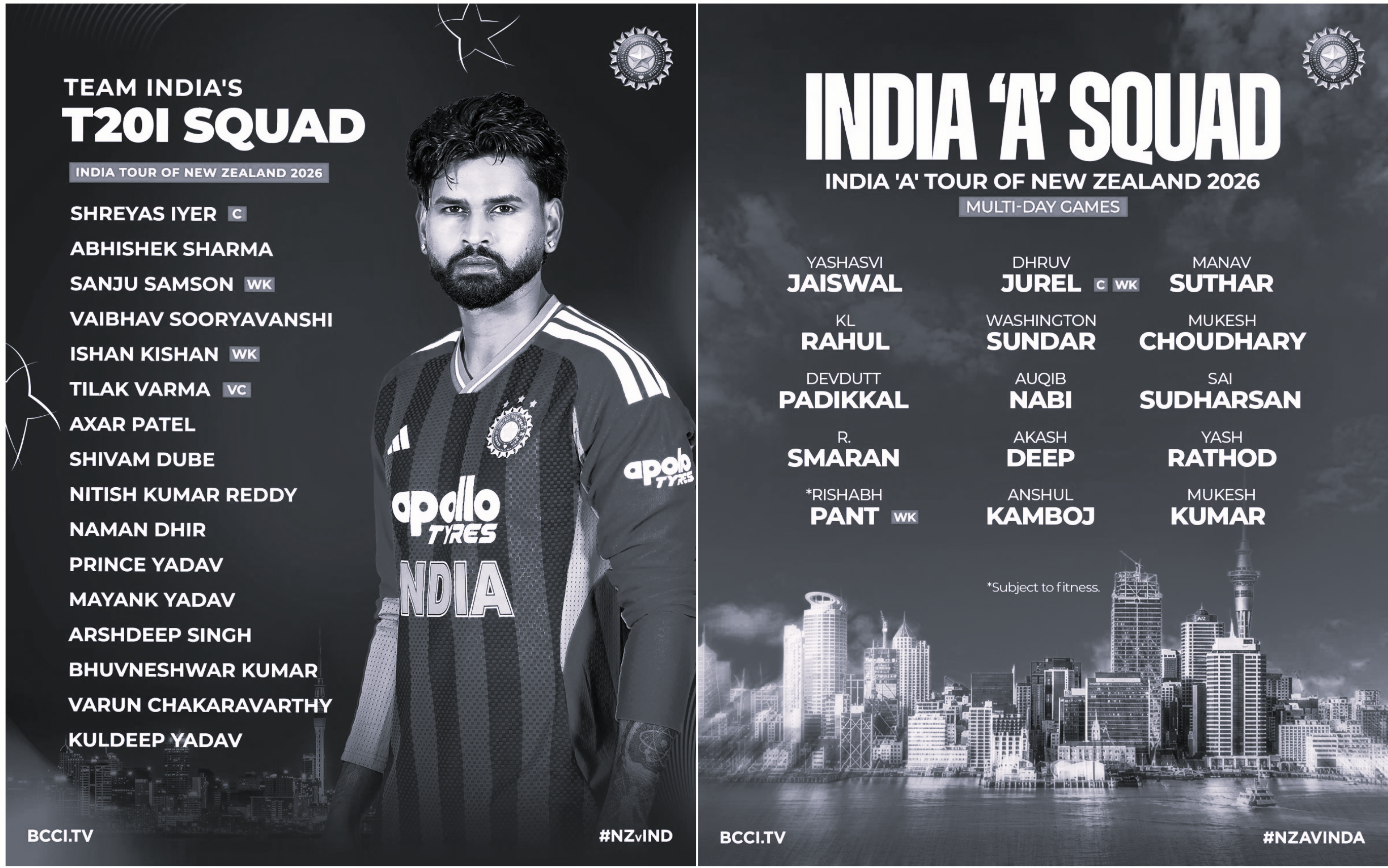 India Announce New Zealand Tour Squads, Bhuvneshwar Returns After Four Years