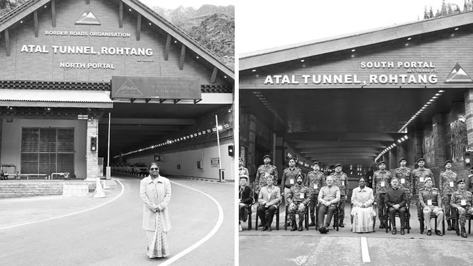 President Droupadi Murmu Visits Hadimba Temple, Atal Tunnel During Himachal Pradesh Trip
