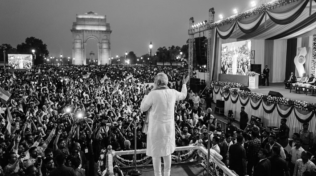 PM Modi Completes 25 Years At The Helm, Sets Six Big Goals For India’s Future