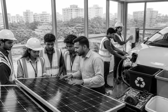 Green Economy Could Create 1.3 Crore Jobs by 2035, But India Faces a Skills Gap