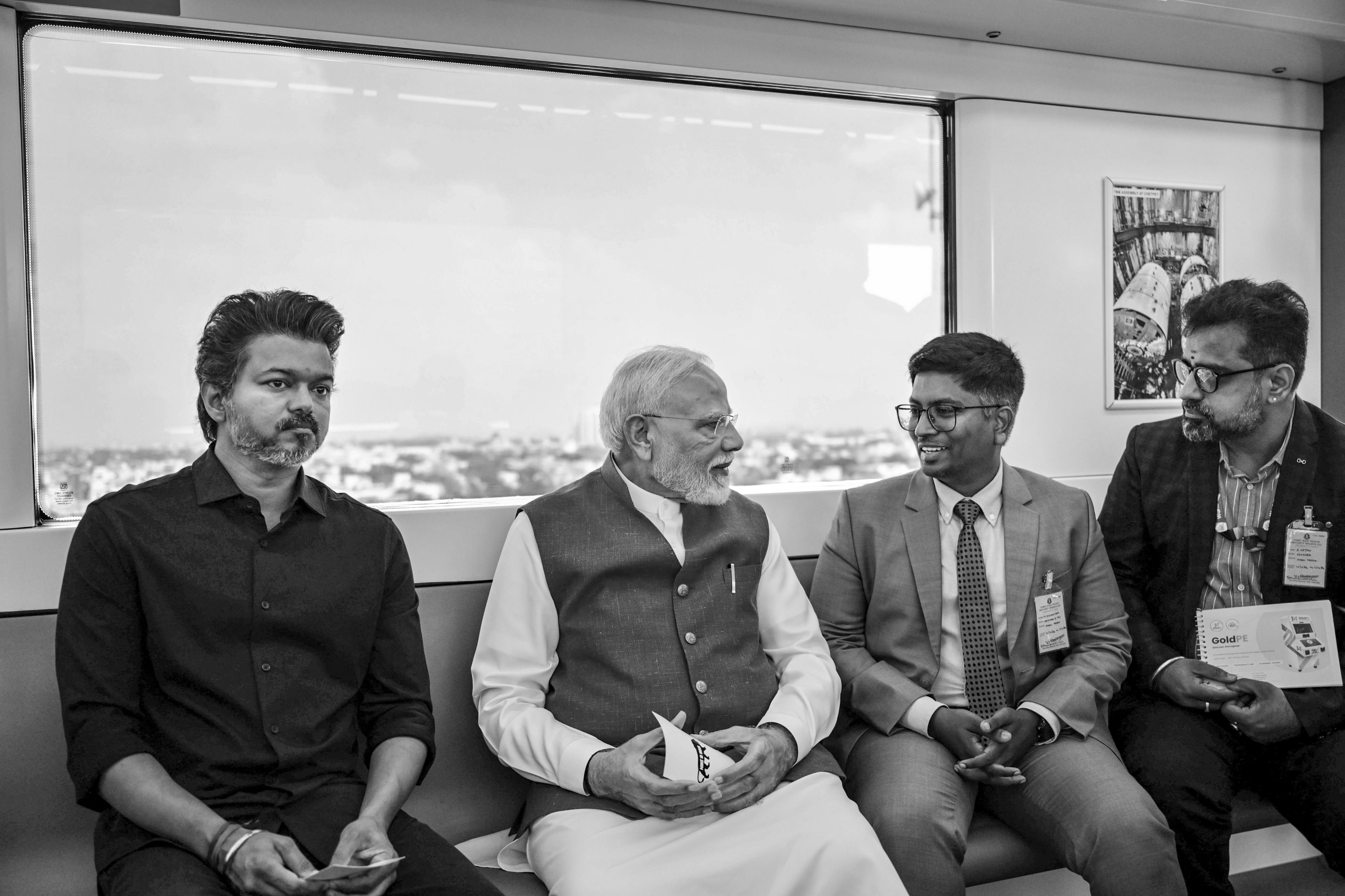Modi Inaugurates Chennai Metro Stretch, CM Vijay Raises Pending Project Demands